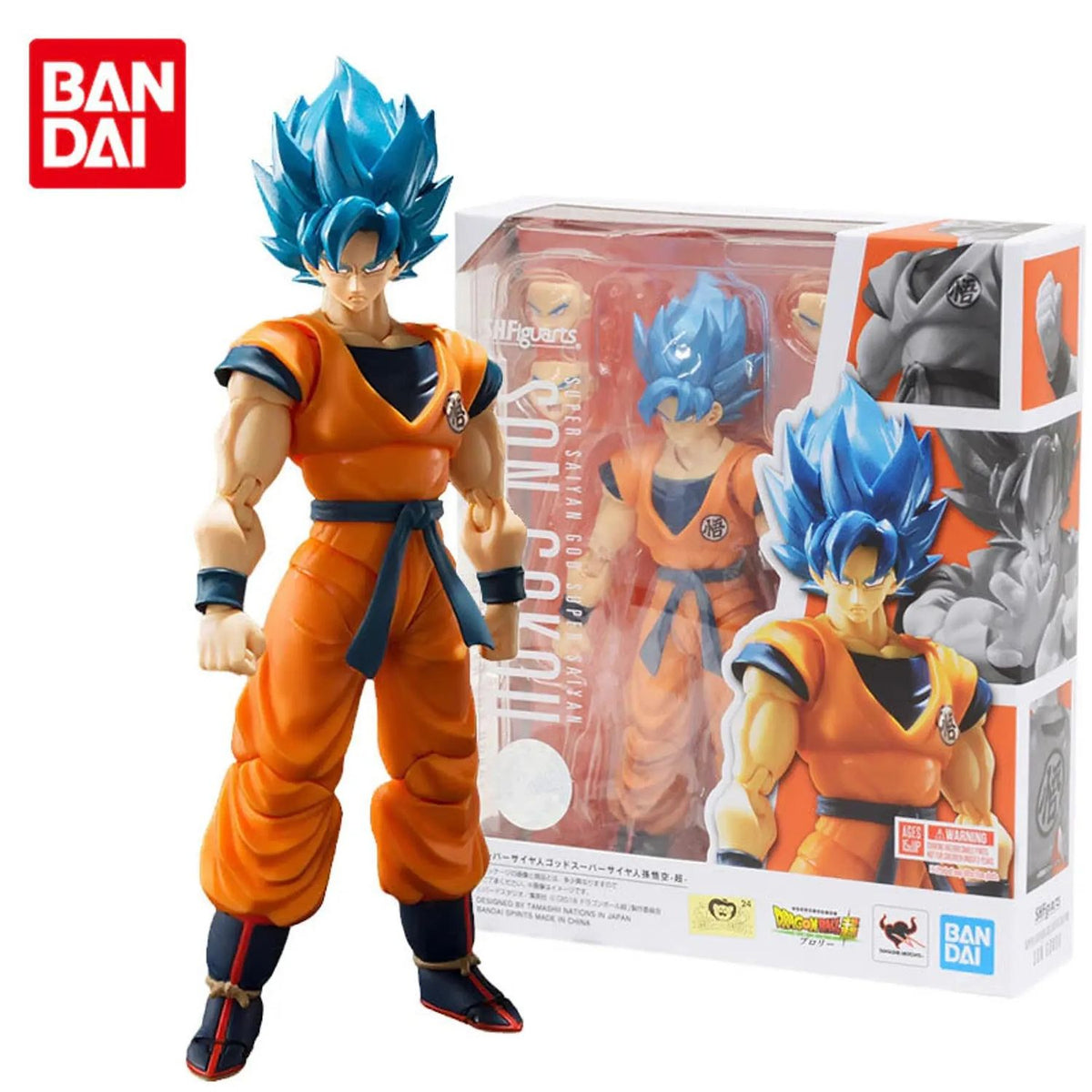 Dragon Ball Super SH Figuarts Super Saiyan God Goku Blue