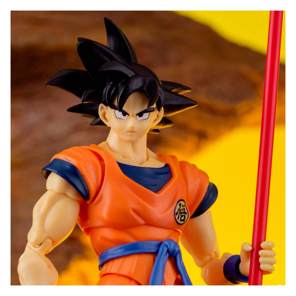 Figura de Dragon Ball Z SH Figuarts Goku + Baculo Sagrado
