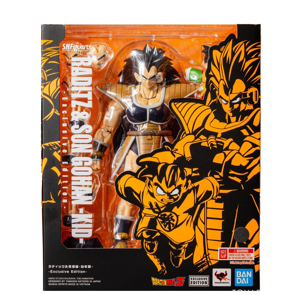 SDCC 2023 Dragon Ball Z SH Figuarts Raditz & Son Gohan Kid
