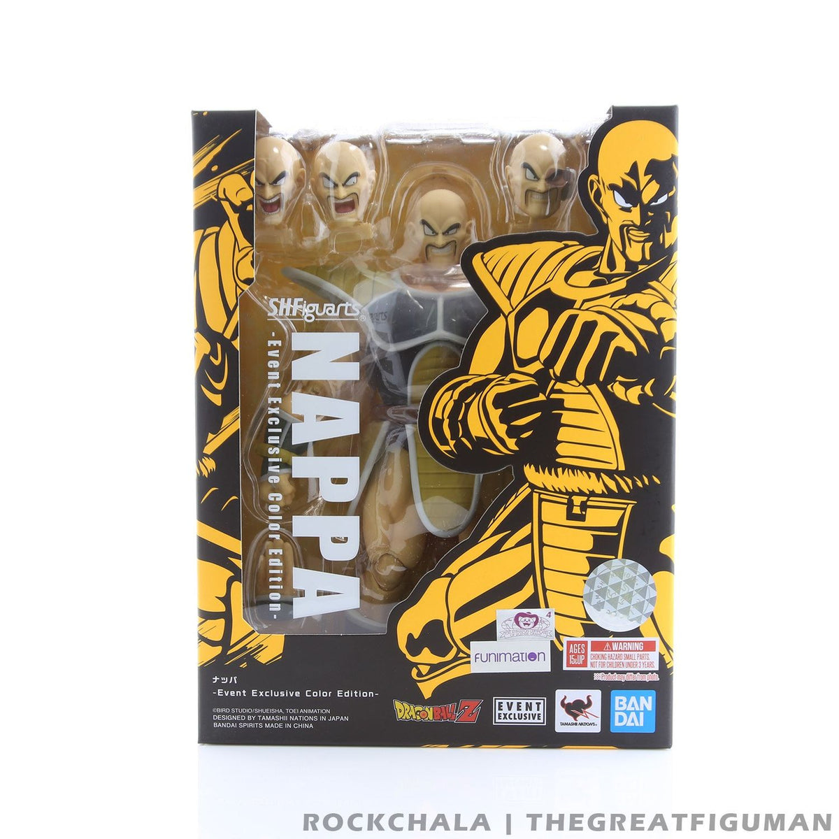 SDCC 2021 Dragon Ball Z SH Figuarts NAPPA Evento Exclusivo