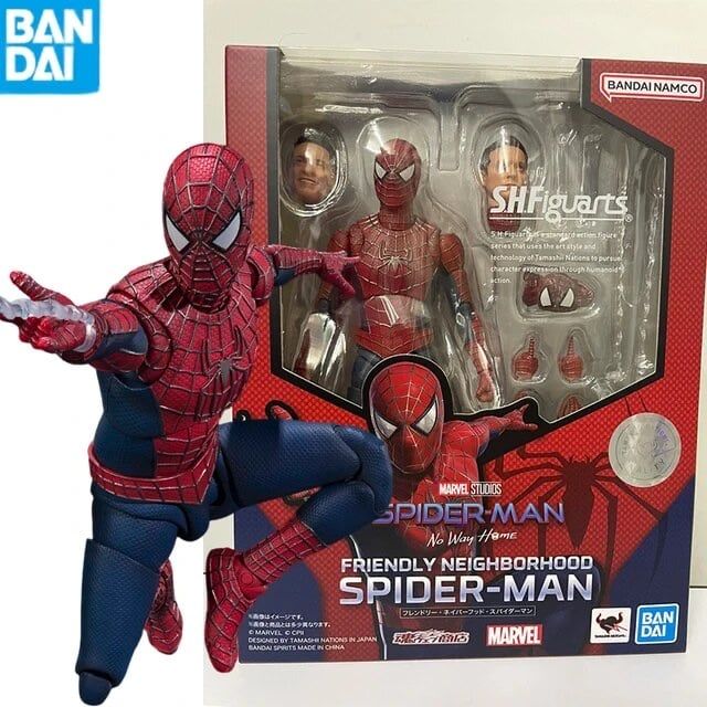 Spider-Man SH Figuarts Friendly Neighborhood Spiderman Tobey Maguire