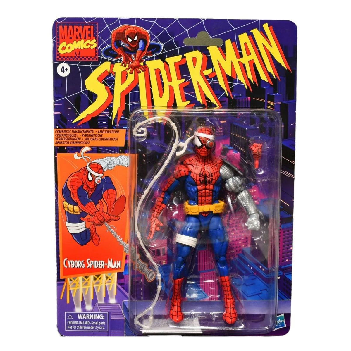 Spiderman Marvel Legends Retro Cyborg Spider-Man
