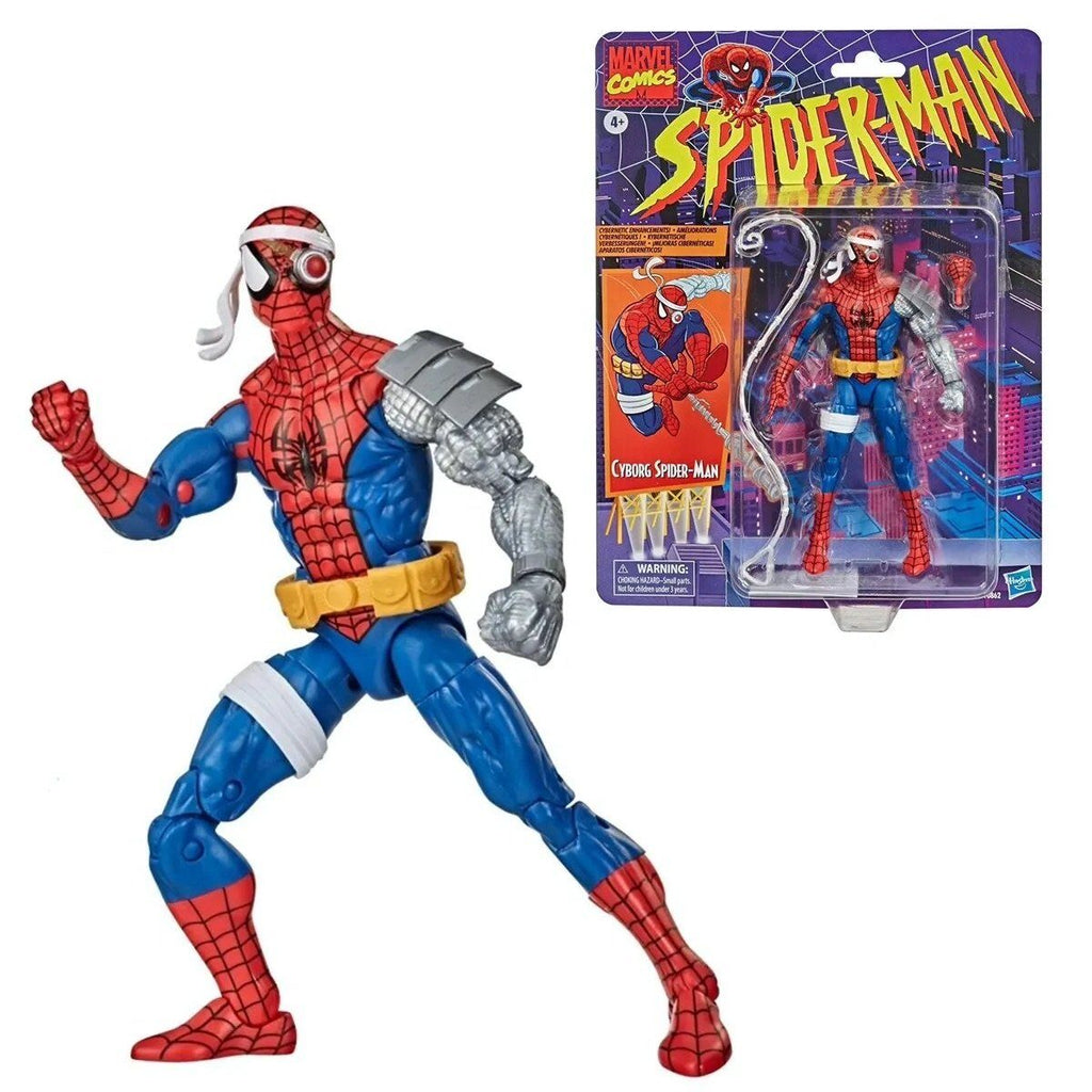 Spiderman Marvel Legends Retro Cyborg Spider-Man