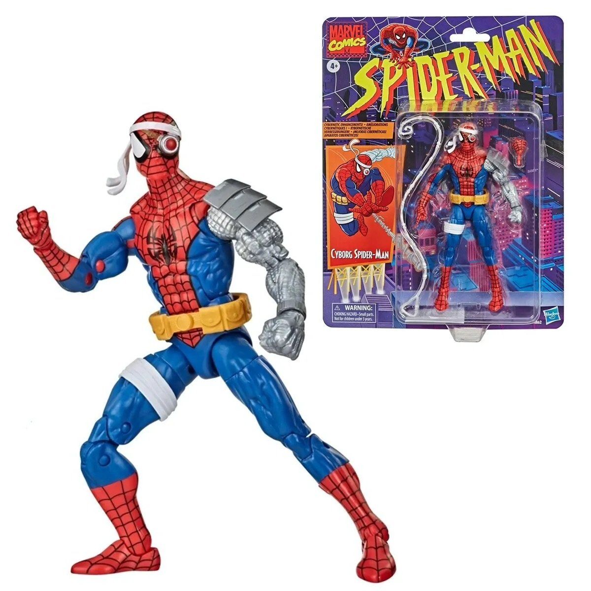 Spiderman Marvel Legends Retro Cyborg Spider-Man