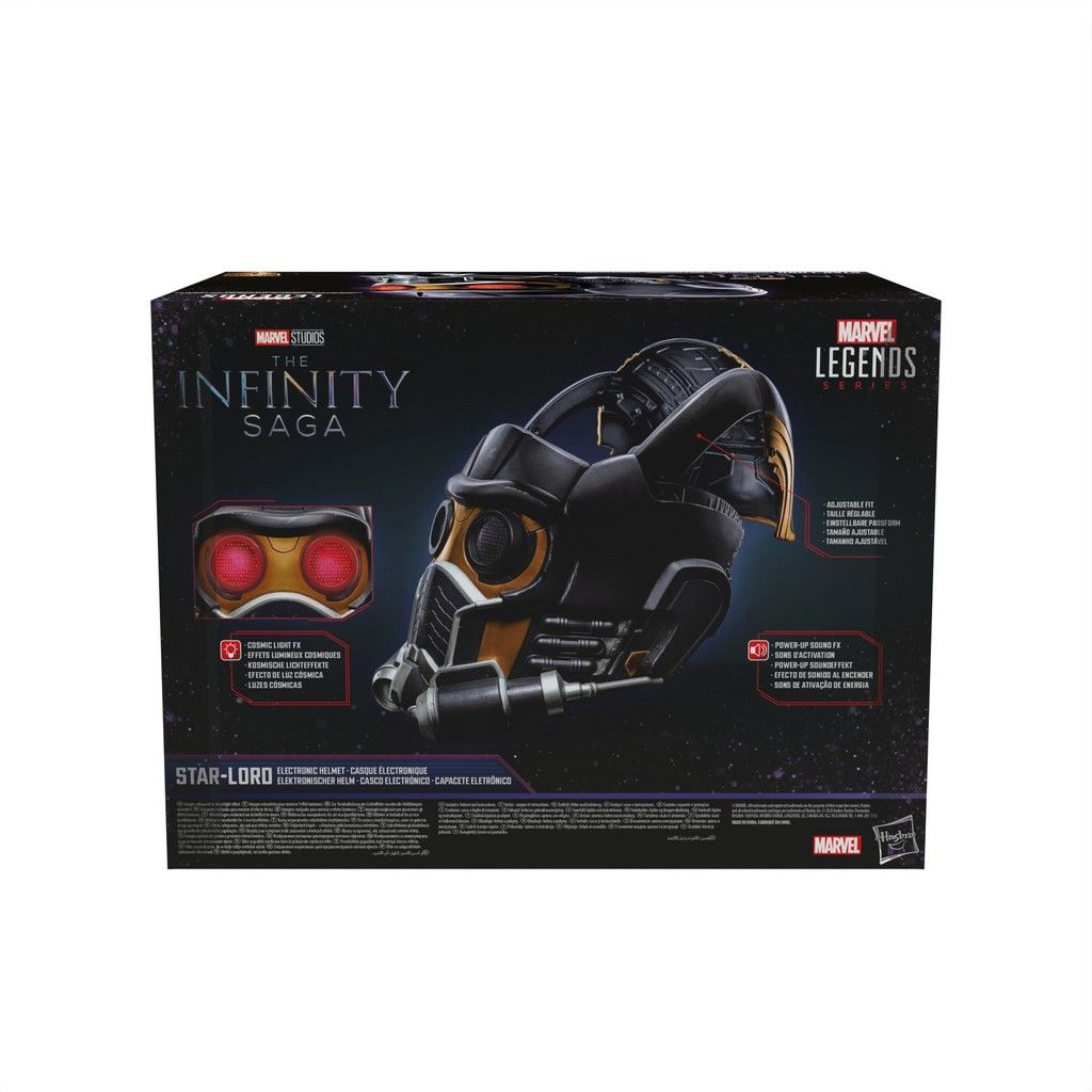 Casco escala 1 - 1 Marvel Legends Star Lord Luces y sonidos