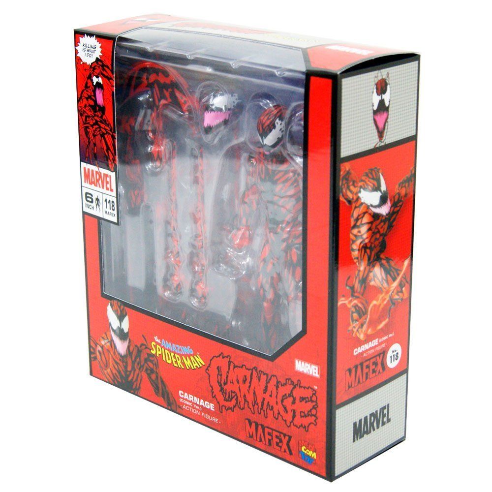 Marvel MAFEX 118 Carnage Comic Ver