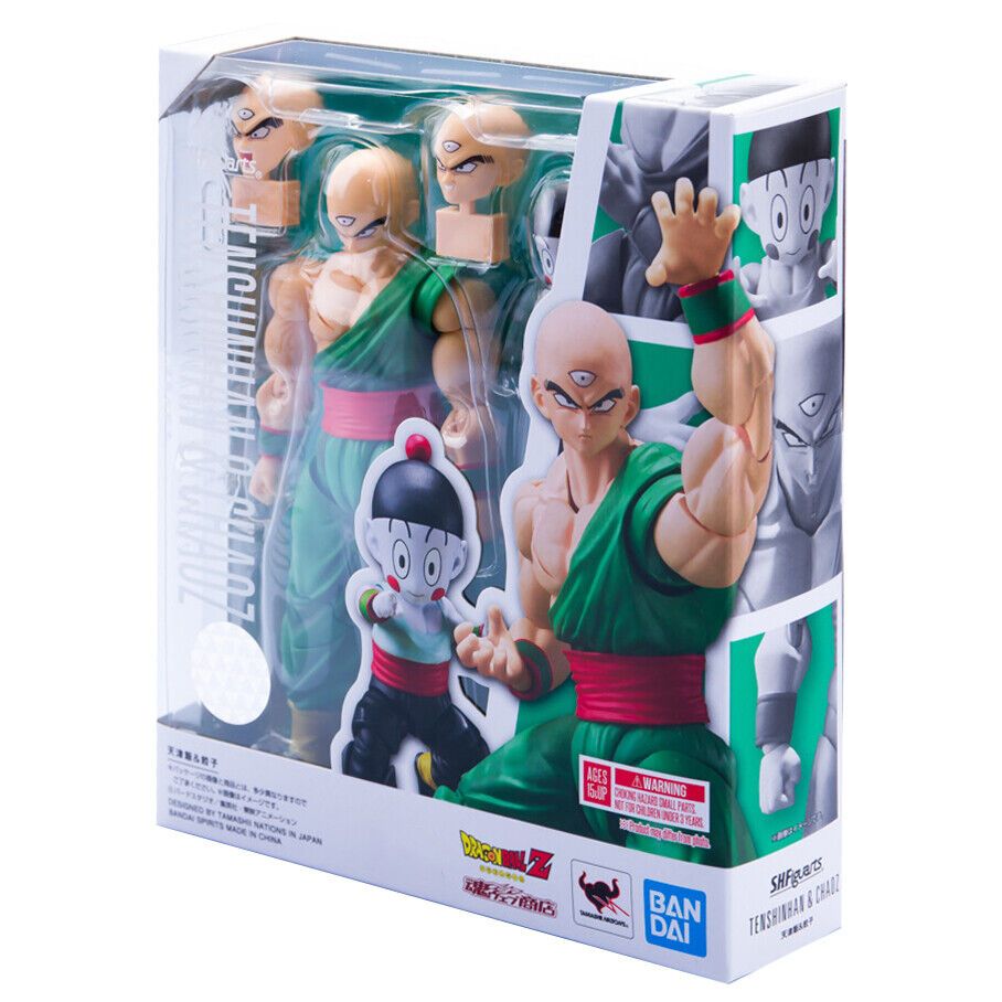 Figura Accion Dragon Ball Z SH Figuarts Tenshinhan & Chaoz