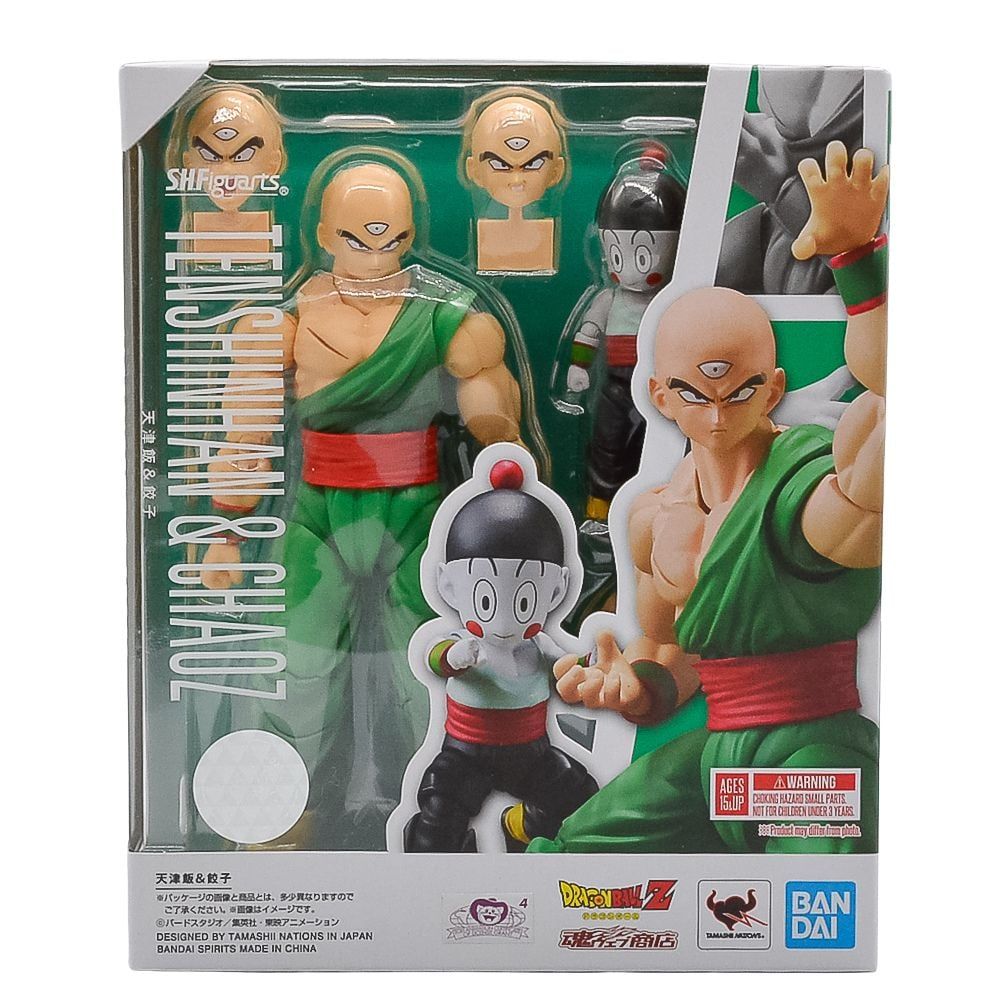 Figura Accion Dragon Ball Z SH Figuarts Tenshinhan & Chaoz