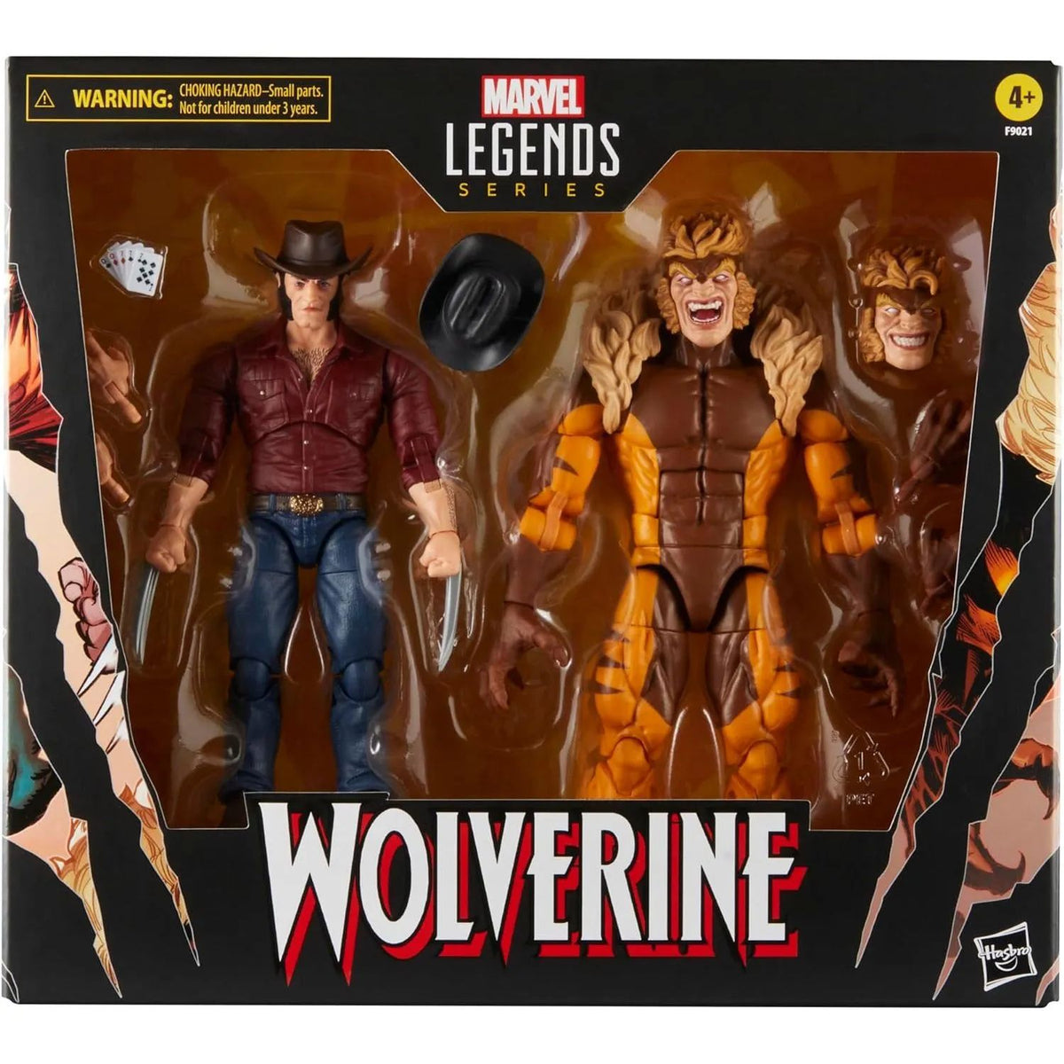 Figura Wolverine 50th Marvel Legends Logan And Sabretooth
