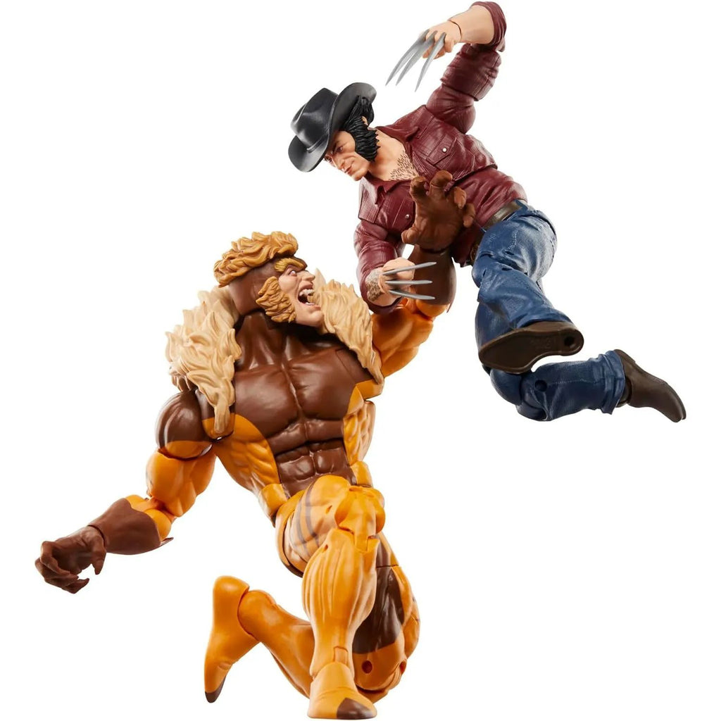 Figura Wolverine 50th Marvel Legends Logan And Sabretooth