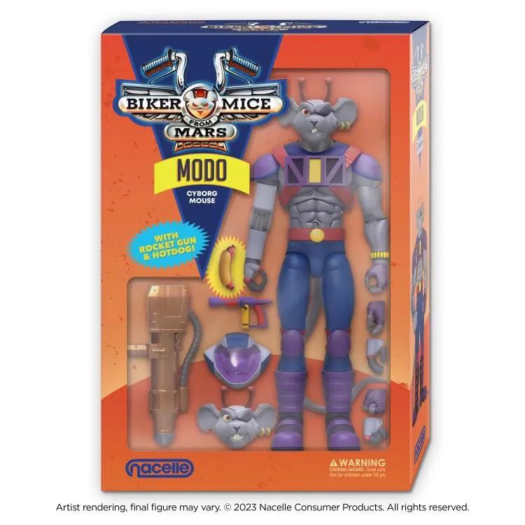 Figura Moto Ratones Biker Mice From Mars Moto Raton Modo