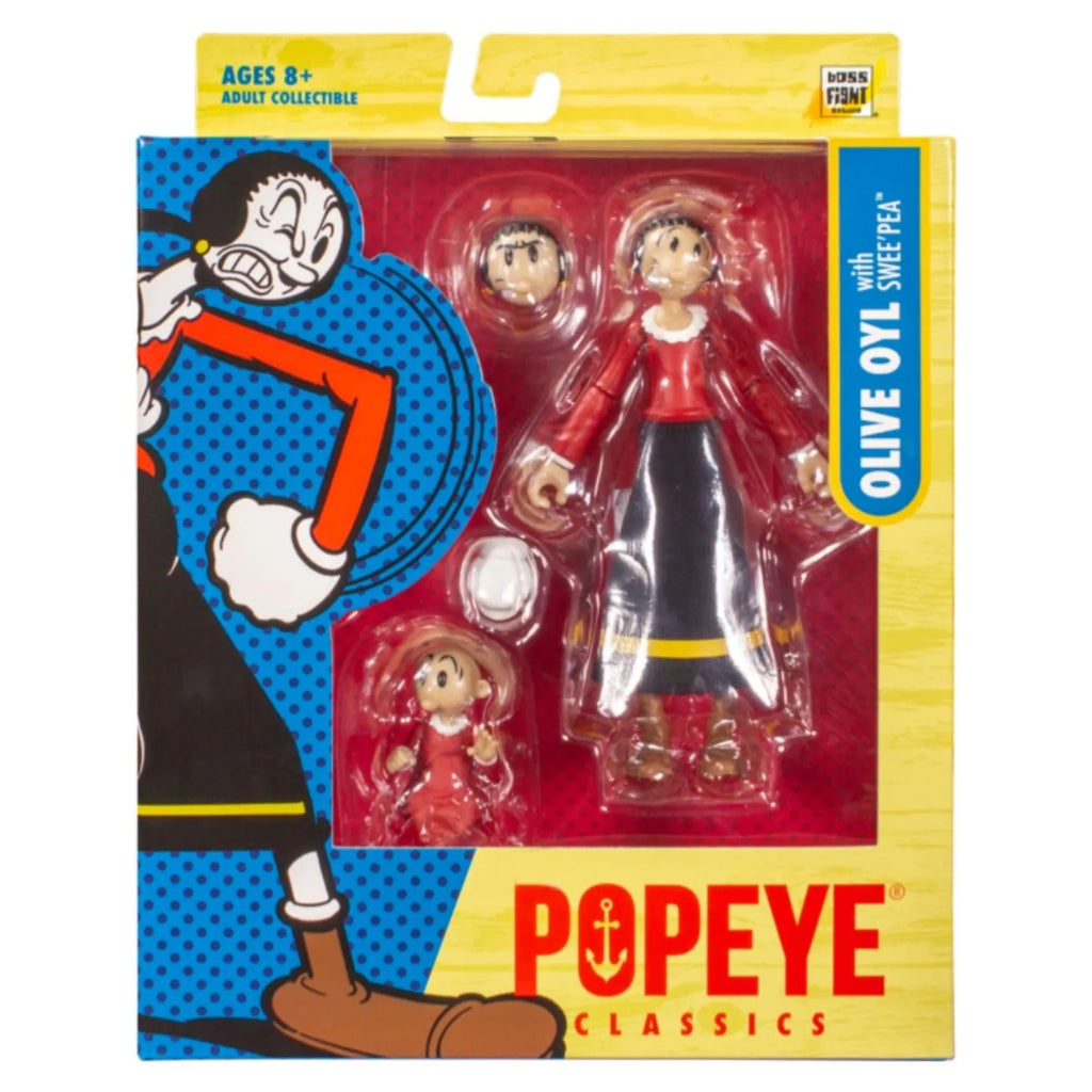 Figura Olivia Boss Fight Studio Popeye Classics Olive Oyl