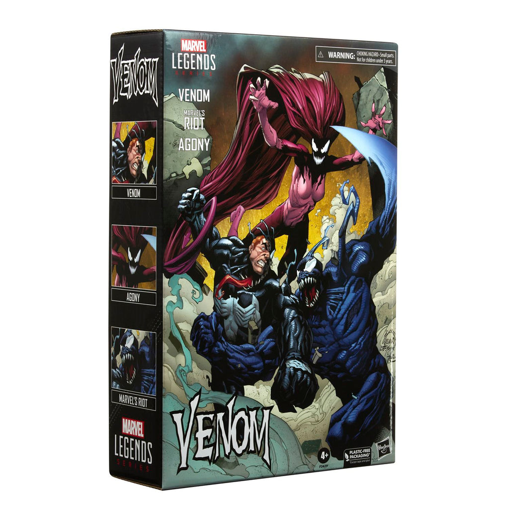 Figuras de Acción Marvel Legends Venom Riot Agony Amazon