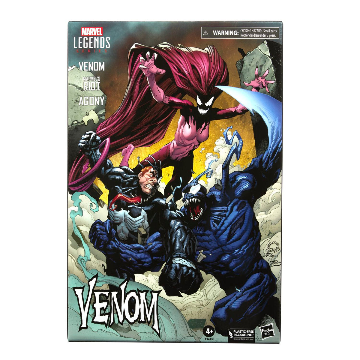 Figuras de Acción Marvel Legends Venom Riot Agony Amazon