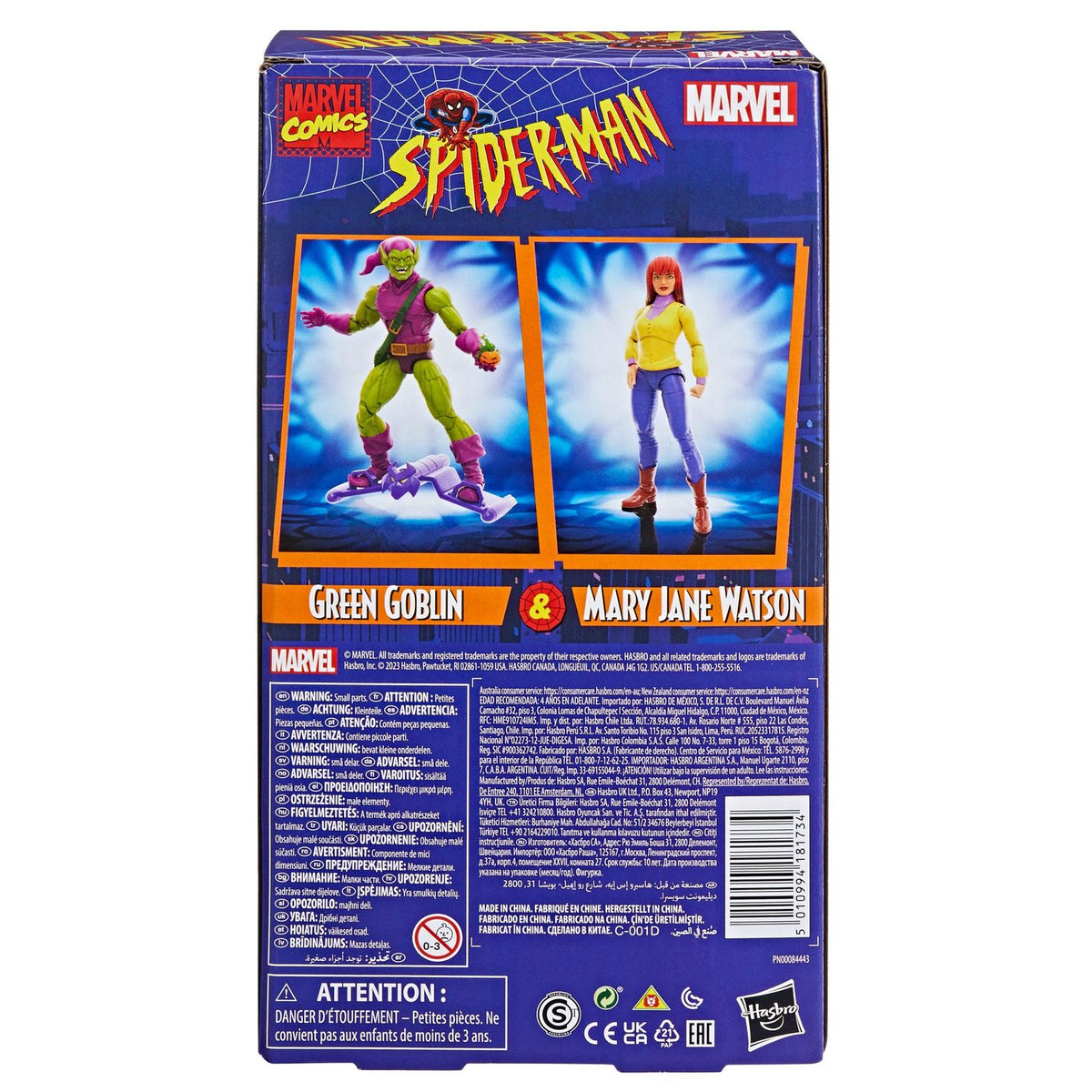 Marvel Legends Mary Jane & Green Goblin Duende Verde
