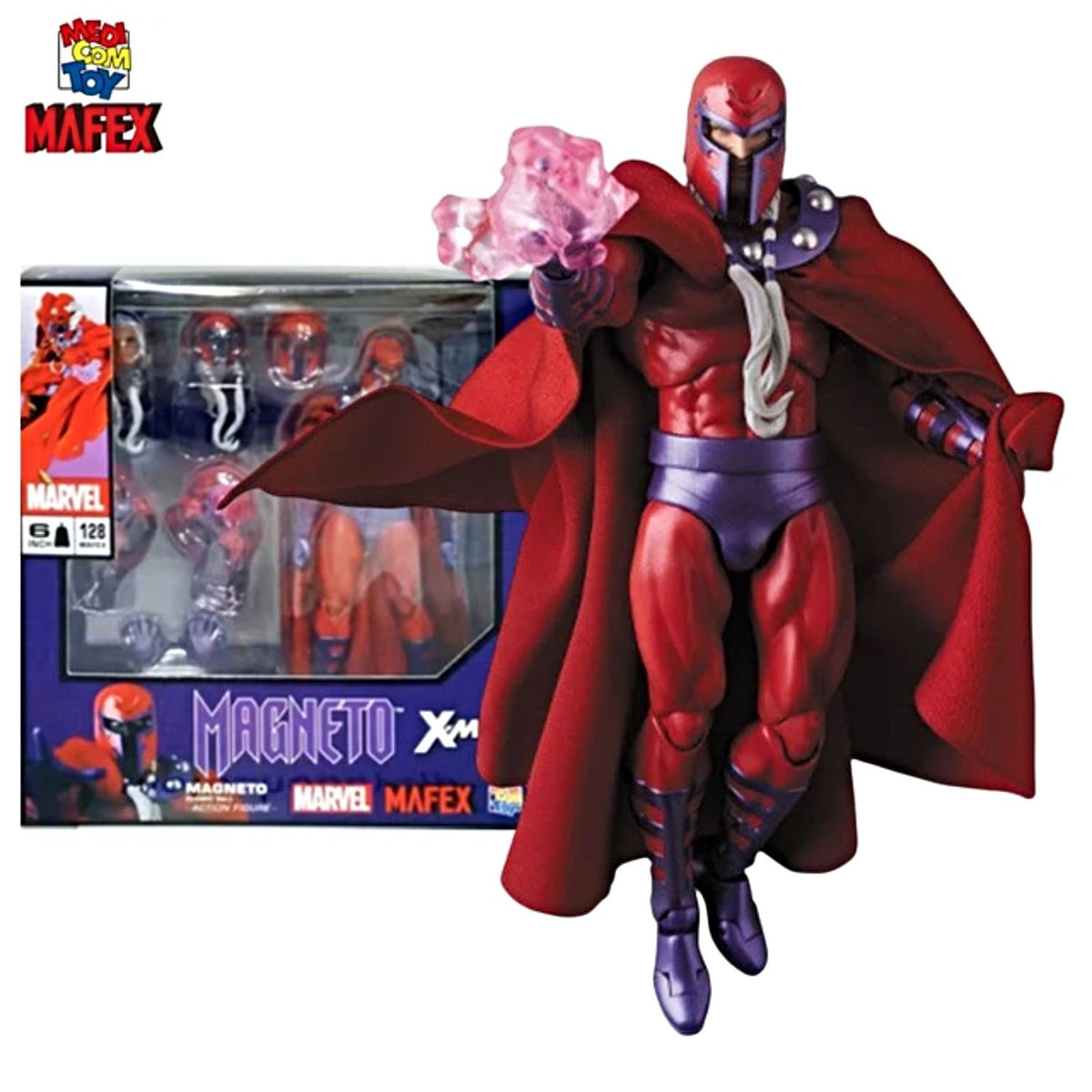 Figura de Acción Magneto Marvel X-Men MAFEX 128