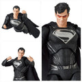 Figura Justice League MAFEX 174 Superman Black Suit Zack Snyders Vr