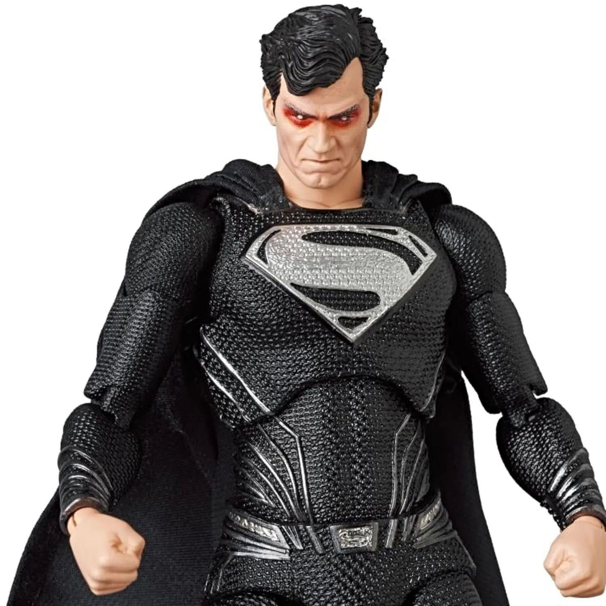 Figura Justice League MAFEX 174 Superman Black Suit Zack Snyders Vr