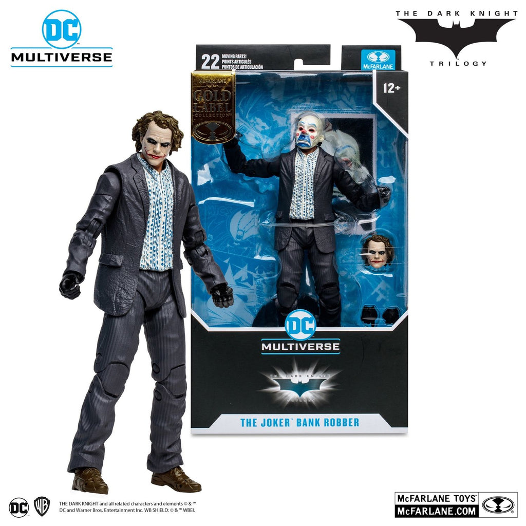 The Joker Bank Robber Gold Label SDCC 2023 Mcfarlane