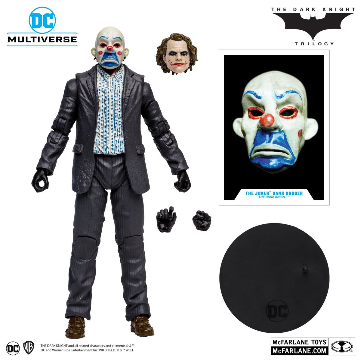 The Joker Bank Robber Gold Label SDCC 2023 Mcfarlane