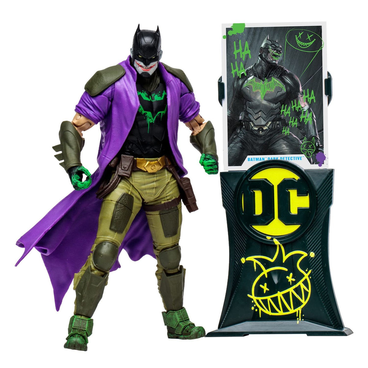 Batman Dark Detective Jokerized Gold Label Mcfarlane