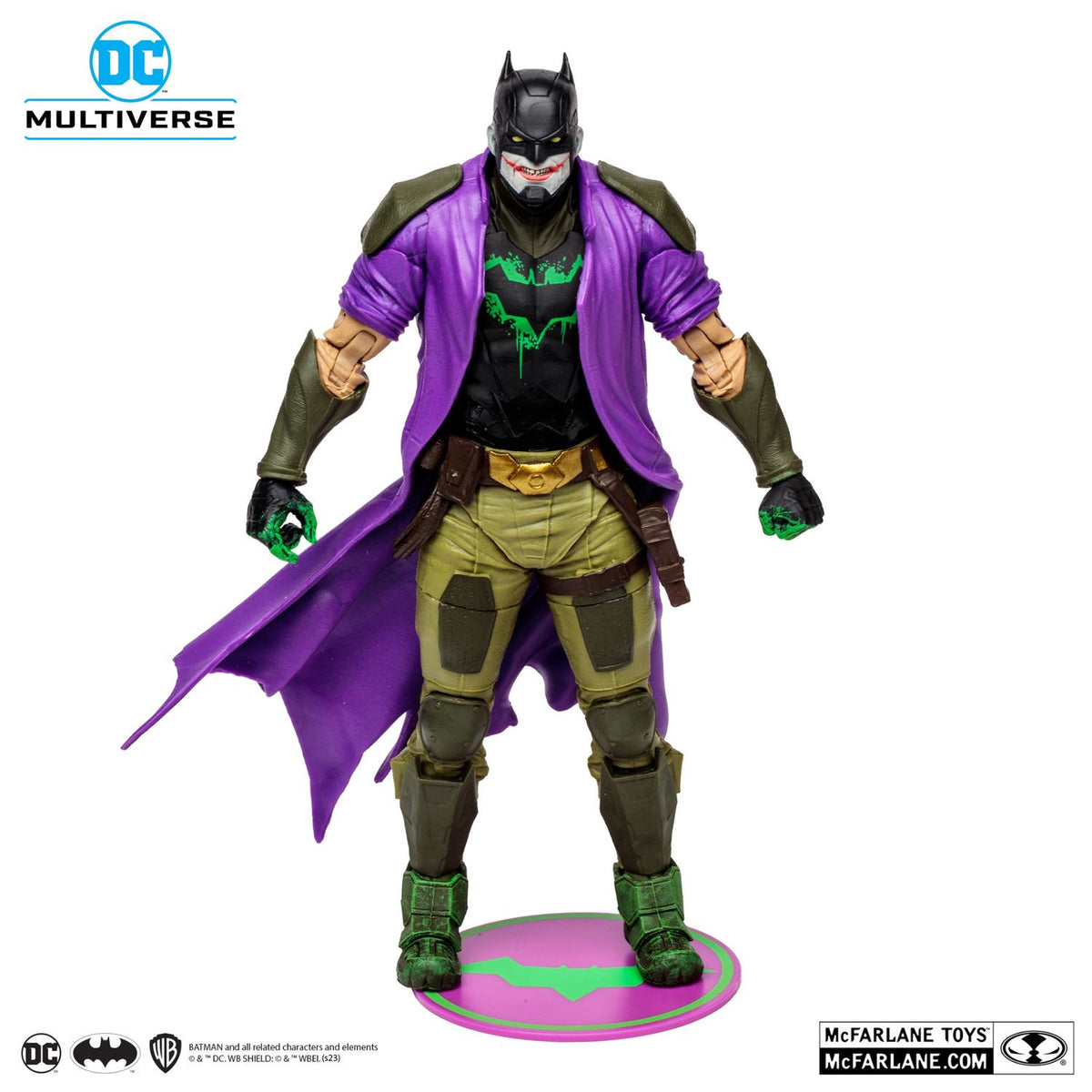 Batman Dark Detective Jokerized Gold Label Mcfarlane