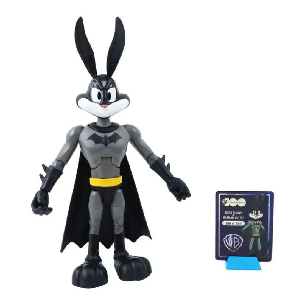 Figuras Looney Tunes X DC Bugs Bunny Coyote Batman Taz Flash Edicion Limitada 1 de 20 000 unidades