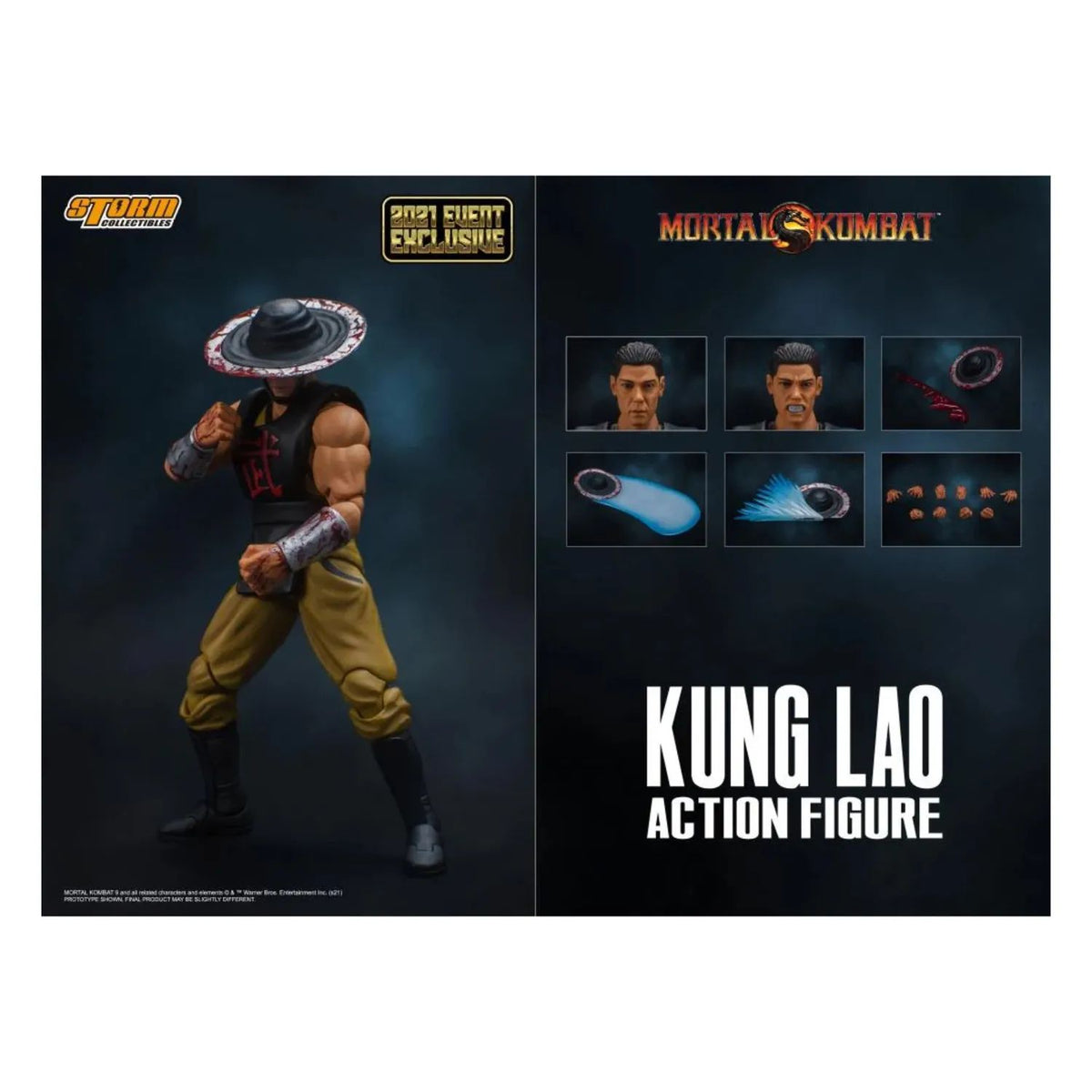 Figura Mortal Kombat Kung Lao Storm Collectibles Event 2021