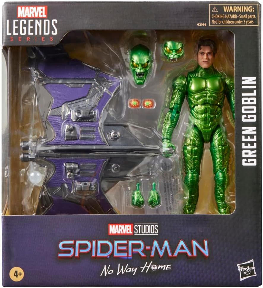 Figura Spider-Man Marvel Legends Deluxe Green Goblin Duende Verde