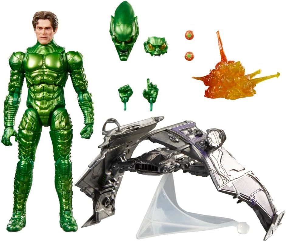Figura Spider-Man Marvel Legends Deluxe Green Goblin Duende Verde