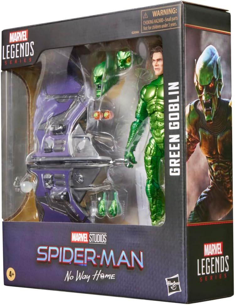 Figura Spider-Man Marvel Legends Deluxe Green Goblin Duende Verde