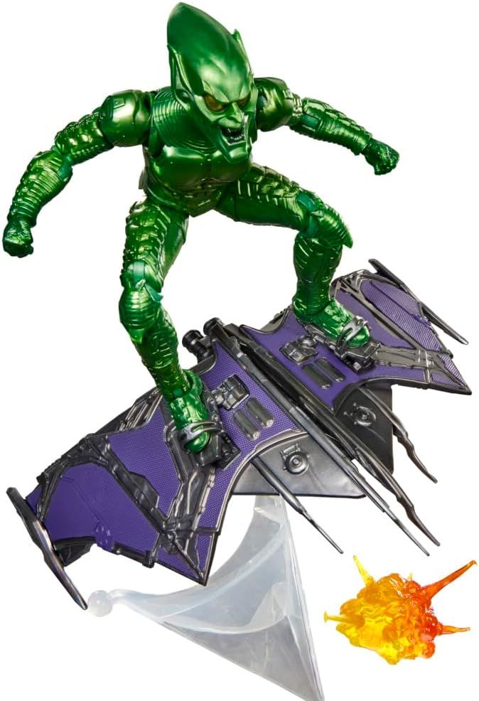 Figura Spider-Man Marvel Legends Deluxe Green Goblin Duende Verde