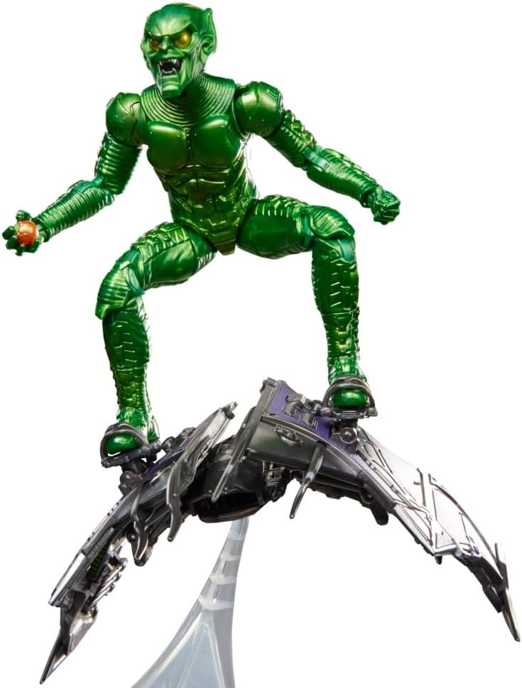 Figura Spider-Man Marvel Legends Deluxe Green Goblin Duende Verde