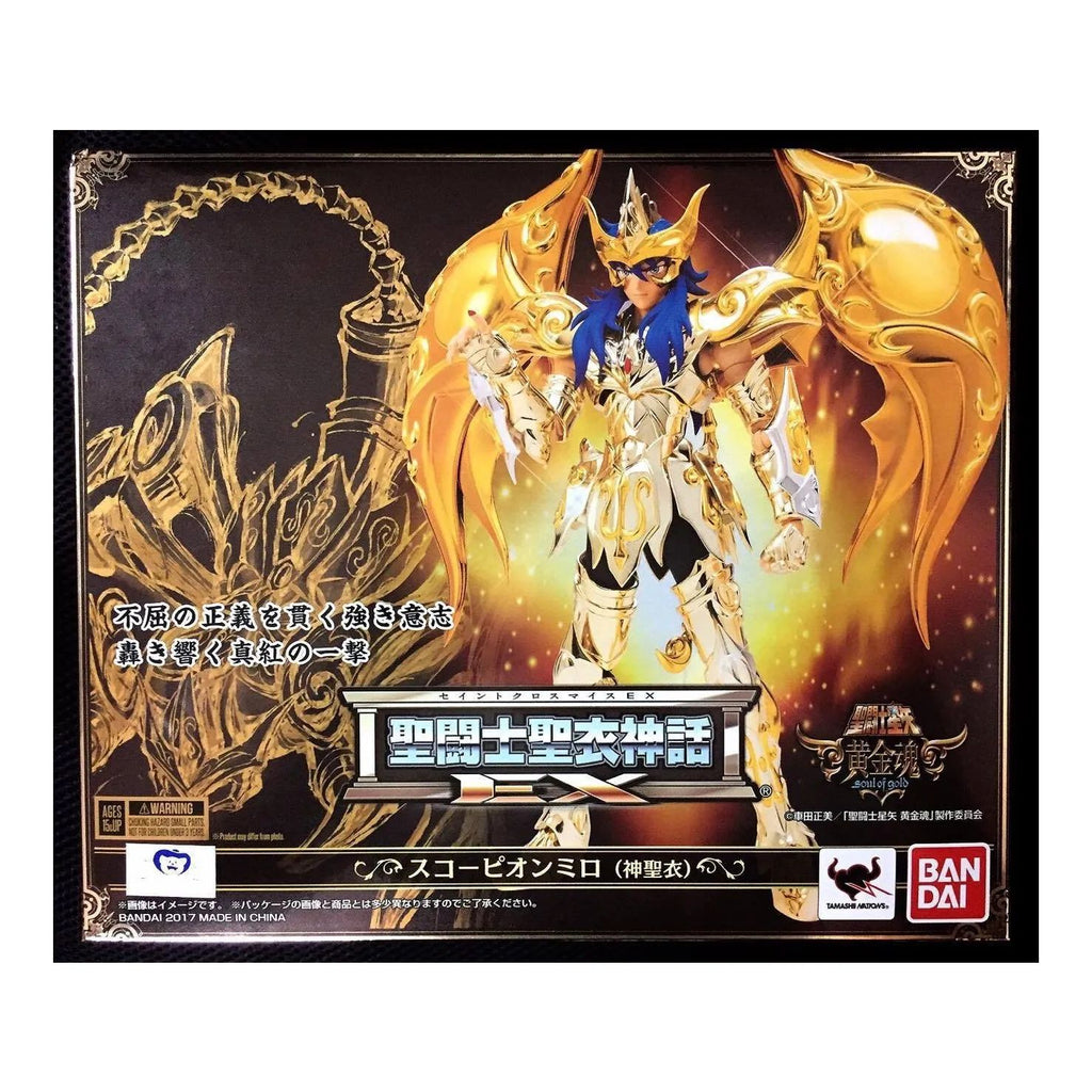 Caballeros del Zodiaco Milo Escorpio God Myth Cloth EX Soul of Gold JP