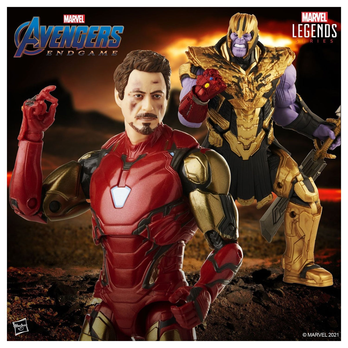 Ironman Avengers Marvel Legends Iron Man Mark 85 & Thanos