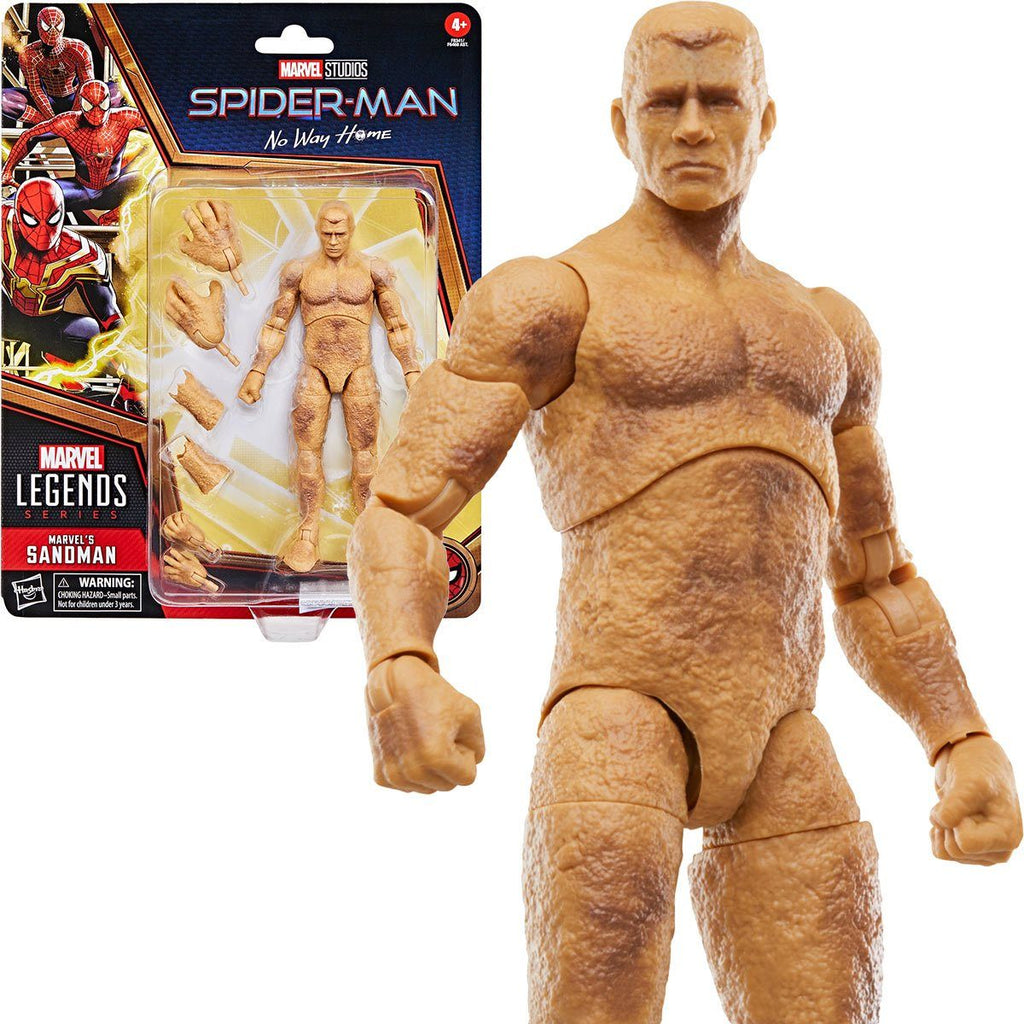 Figura Spider-man No Way Home Marvel Legends Sandman Hombre de Arena