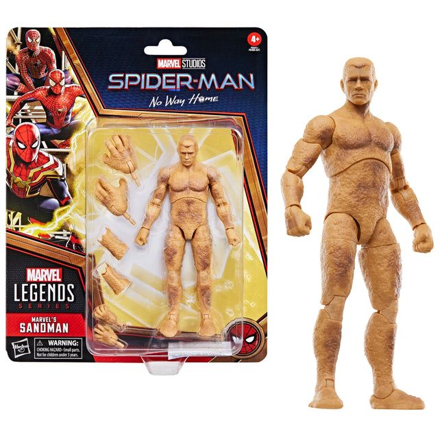 Figura Spider-man No Way Home Marvel Legends Sandman Hombre de Arena