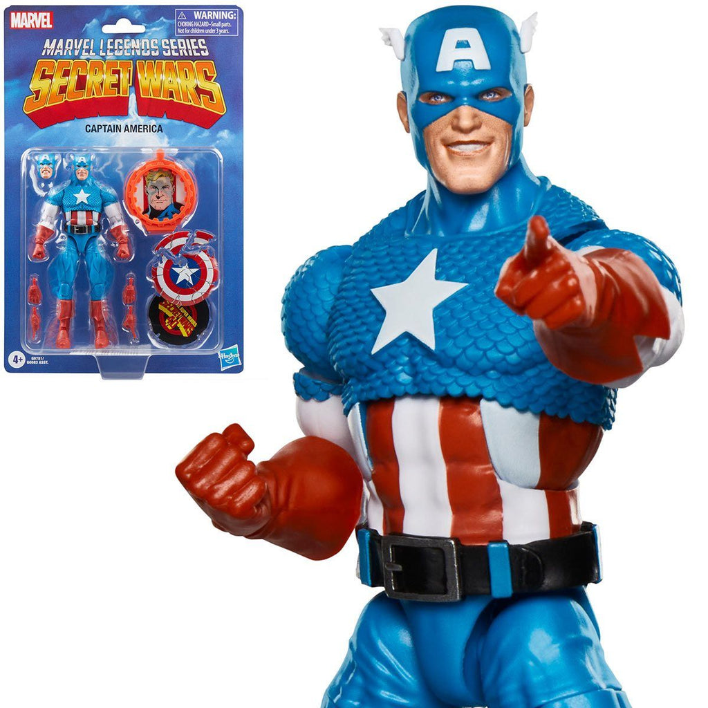 Figura Marvel Legends Capitan America Secret Wars