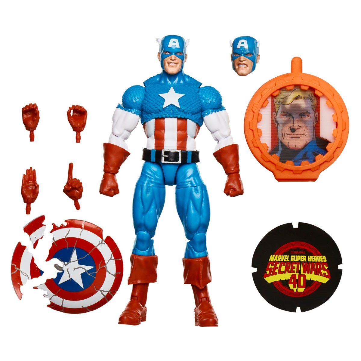 Figura Marvel Legends Capitan America Secret Wars