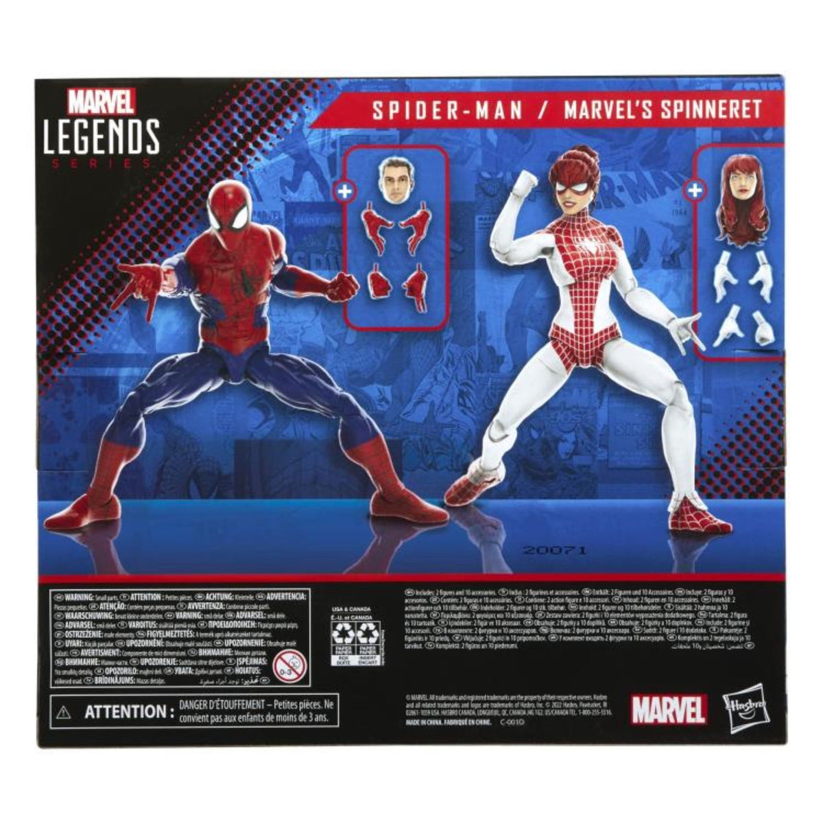 Spiderman Marvel Legends Amazing Spider-man & Spinneret