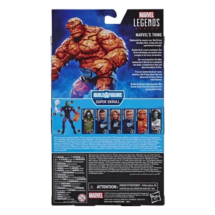 Los 4 Fantasticos La Mole Marvel Legends Thing