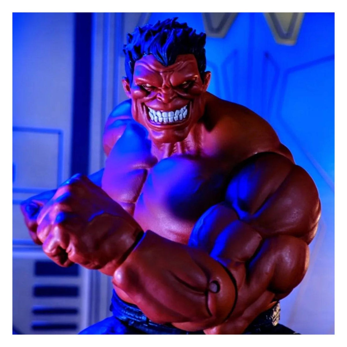 Figura de Acción Marvel Select Red Hulk Rojo