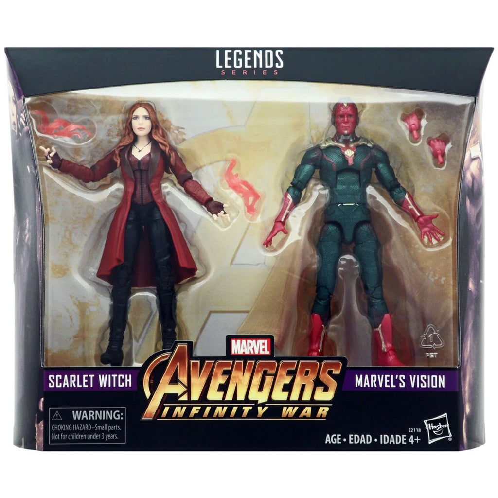 Figura de Scarlet Witch & Vision Infinity War Marvel Legends