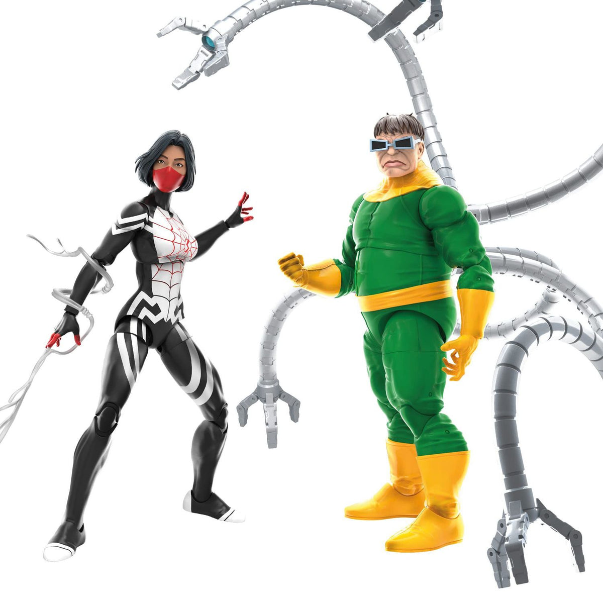 Spider-Man 60th Marvel Legends Silk and Dr Octopus Spiderman
