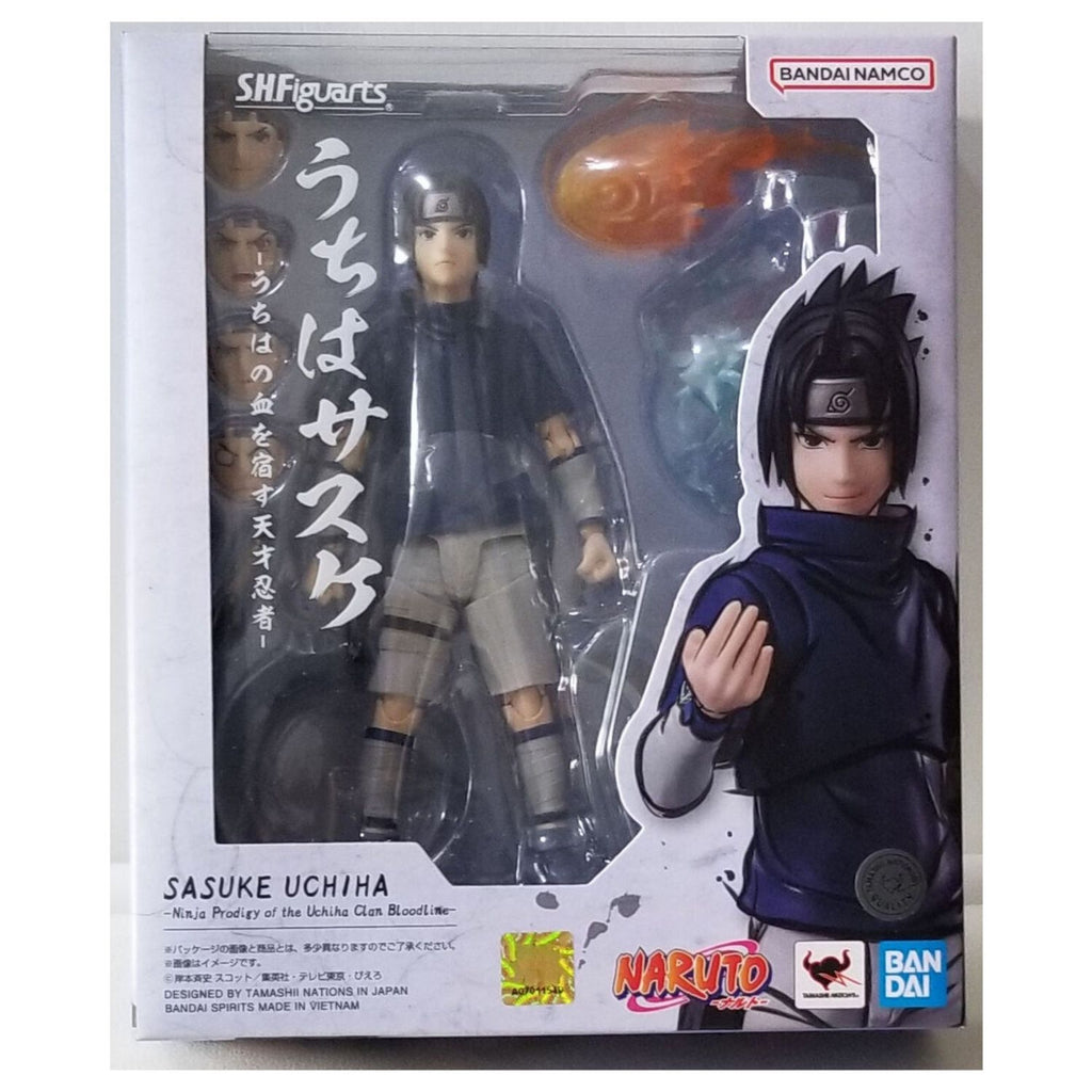 Naruto SH Figuarts Sasuke Uchiha Ninja Prodigio