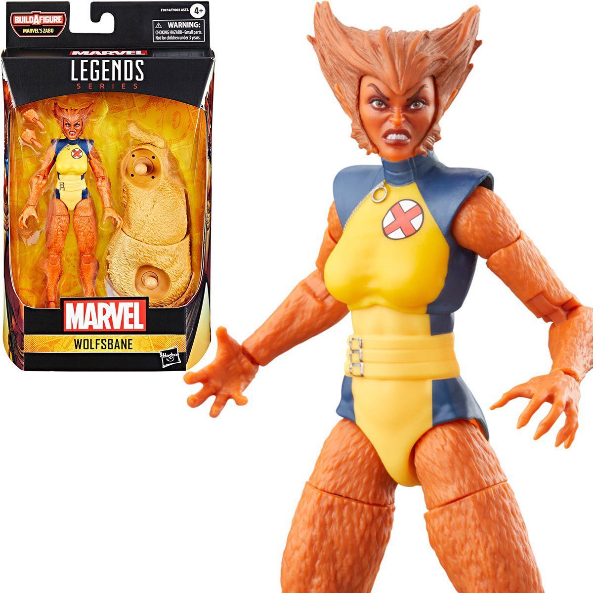 X-Men Marvel Legends Wolfsbane Marvels Zabu BAF