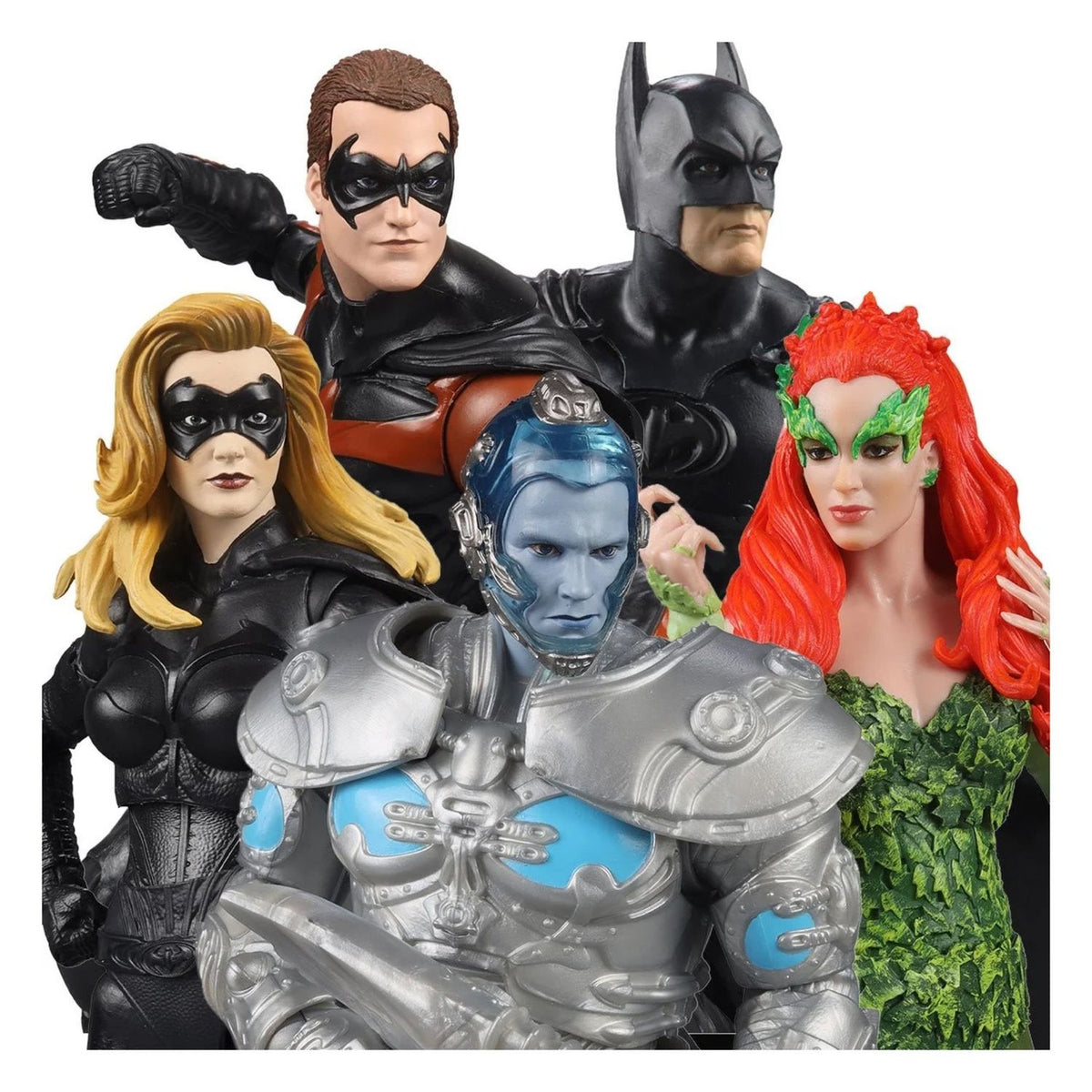 Pack Batman & Robin Movie Poison Batgirl Baf Mr Freeze Set 4