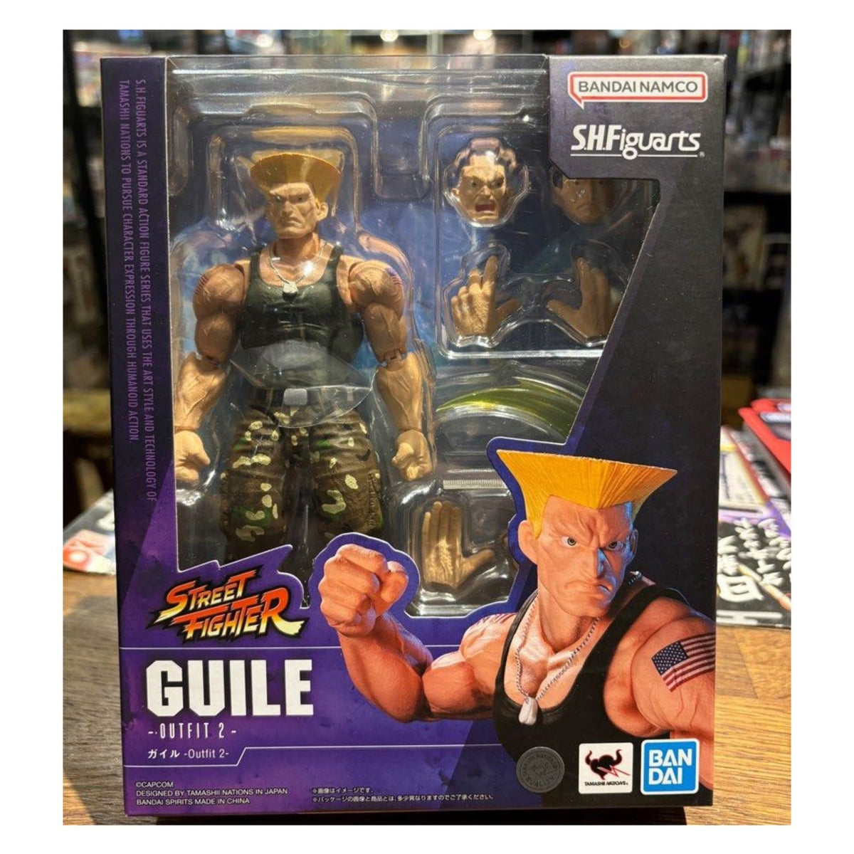 Street Fighter SH Figuarts Guile Outfit 2 Ver