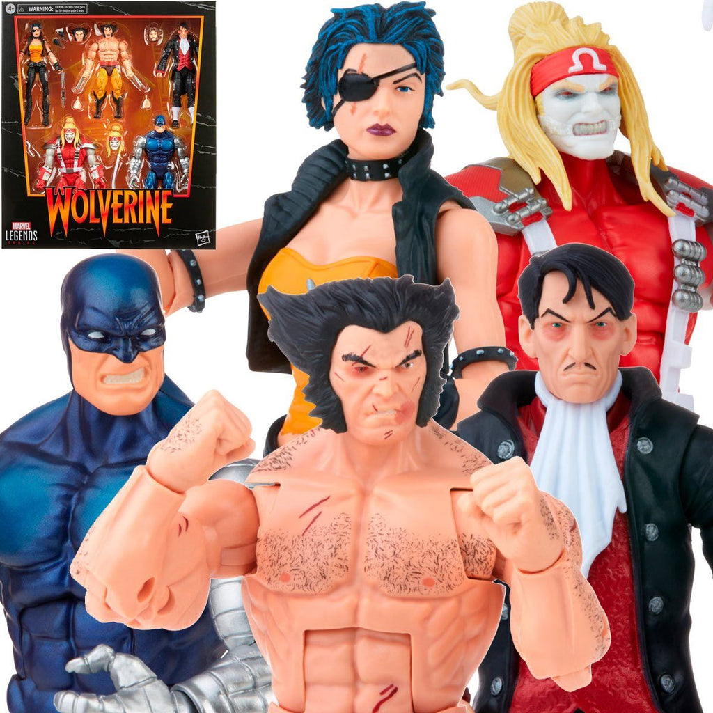 X-Men Marvel Legends Wolverine Pack 5 figuras Omega Red