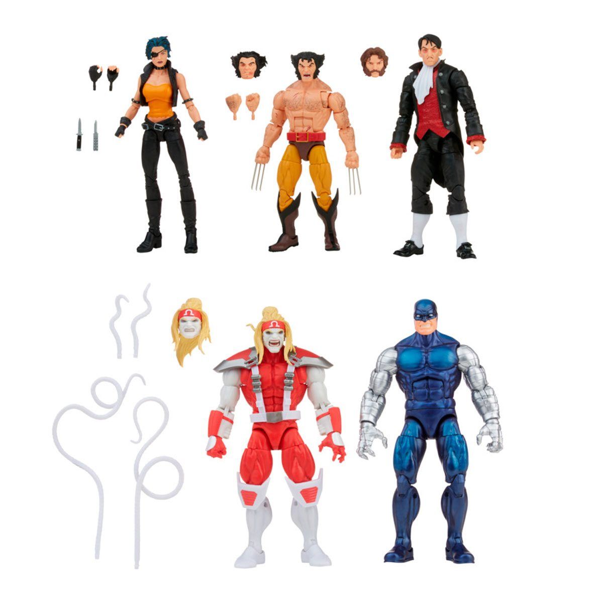 X-Men Marvel Legends Wolverine Pack 5 figuras Omega Red